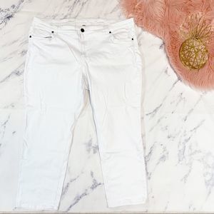 KFTK White Boyfriend Jeans